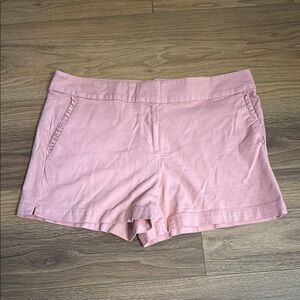 LOFT Pink High Waist Tailored Shorts